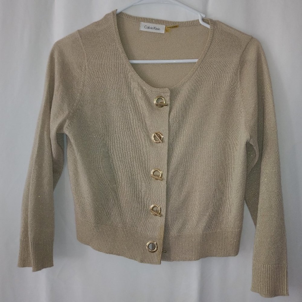 Calvin Klein Women's Vest S China Ivory